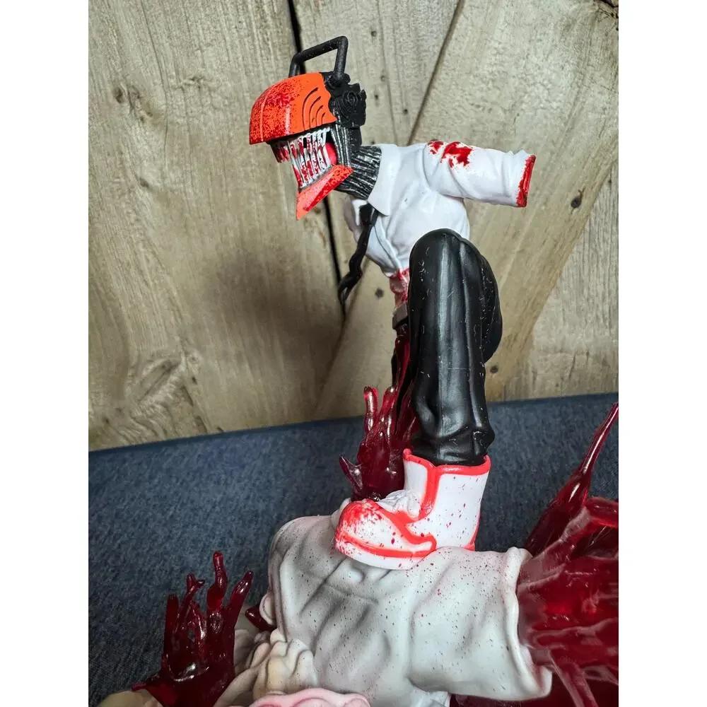 Anime Chainsaw Man Pochita Denji PVC Figure 27CM Model Statue Toy